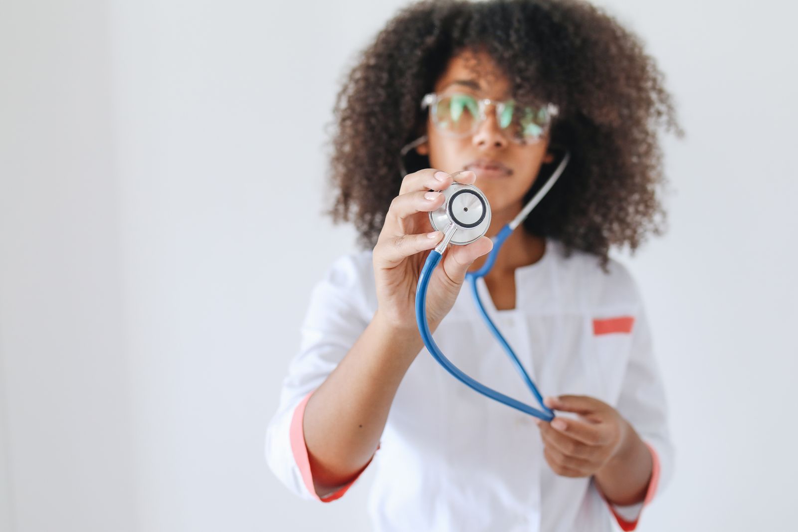 Doctor holding a stethoscope